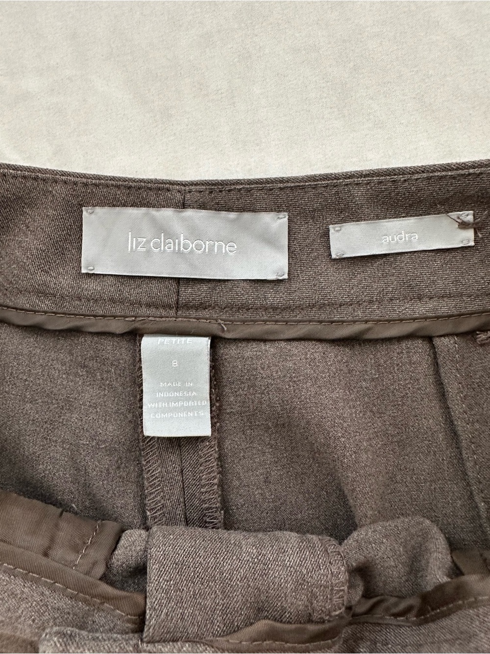 Liz Claiborne Brown Women's Dress Pants - Super Flattering! - Picture 8 of 10